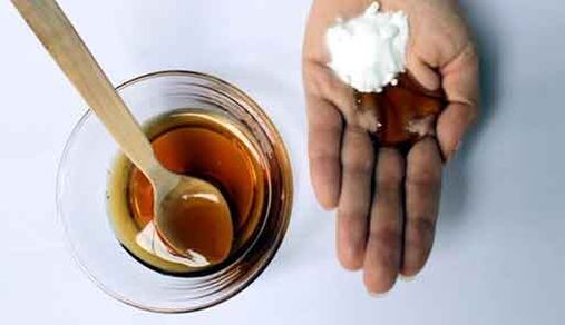 Mixed soda with honey to add membership