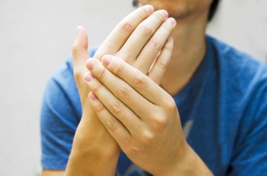 Manual massage for penis enlargement