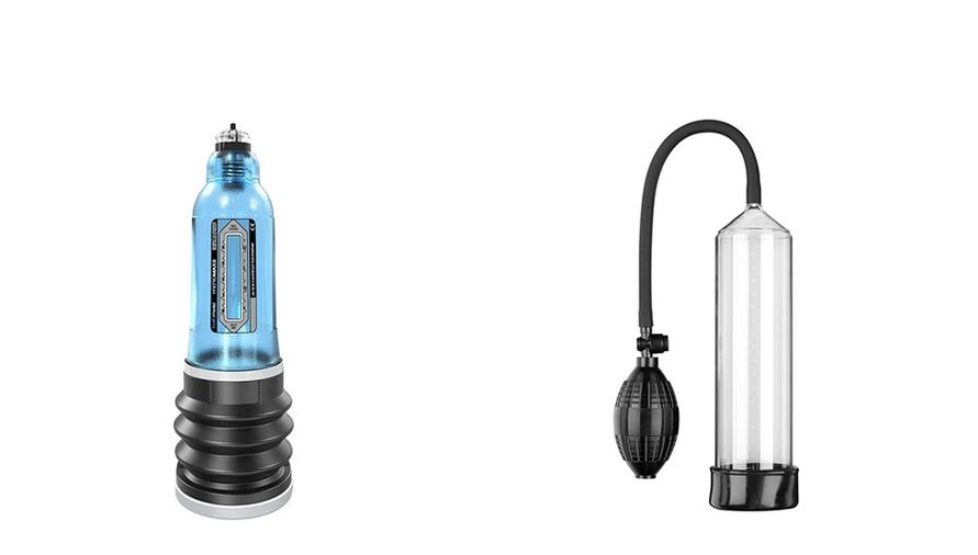 Types of penis enlargement pumps
